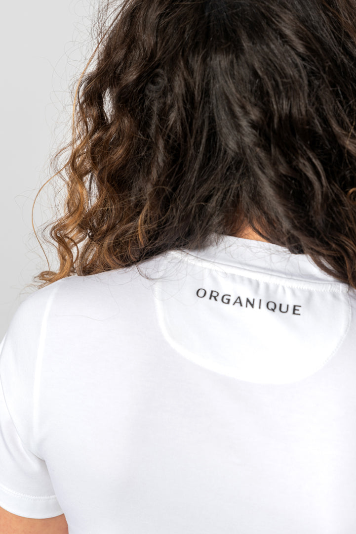 T-Shirt Bianca Girocollo - Elowen