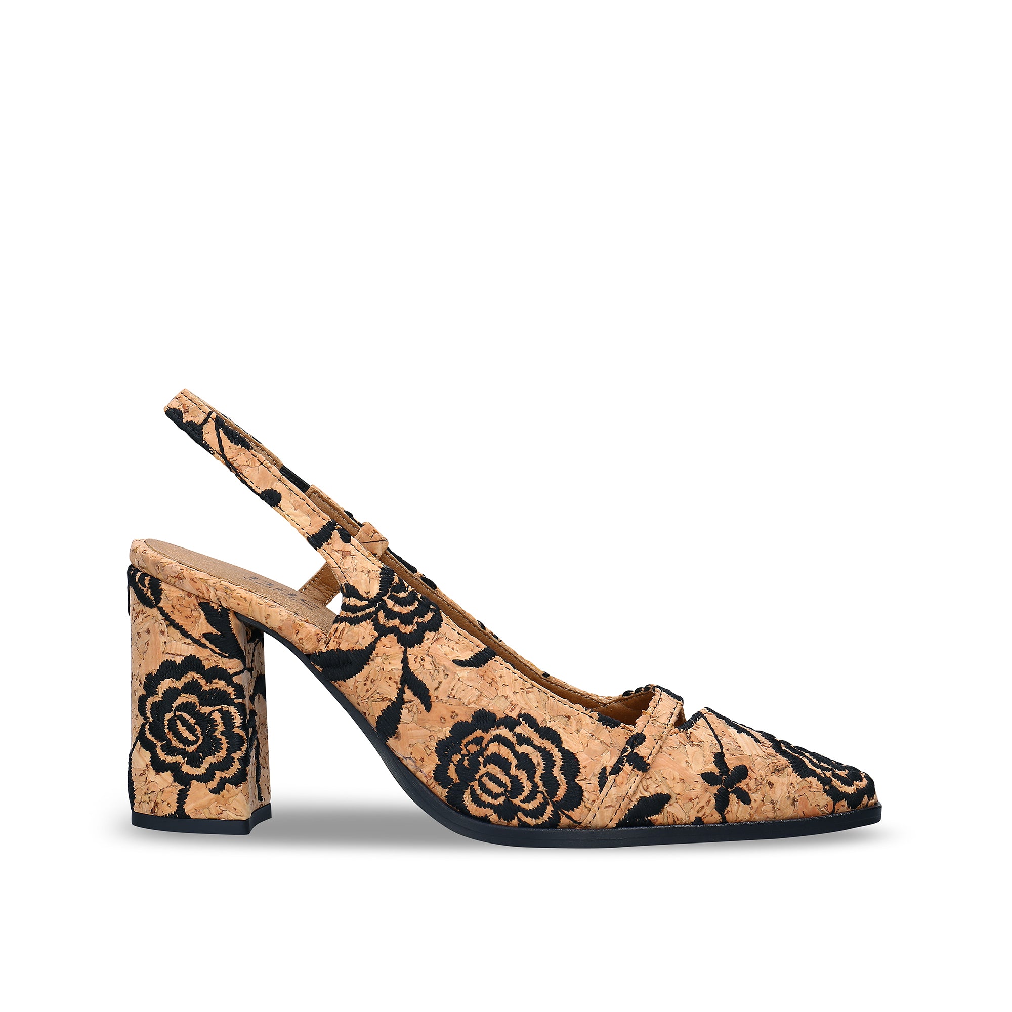 BRUNT × neru design works kozara LILYタン Lilou Cortiça Sapatos Veganos | Saltos Altos Sustentáveis – NAE