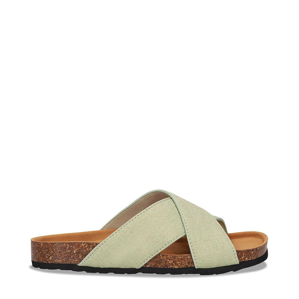 SAMUI Sandalias veganas verdes – NAE Vegan Shoes