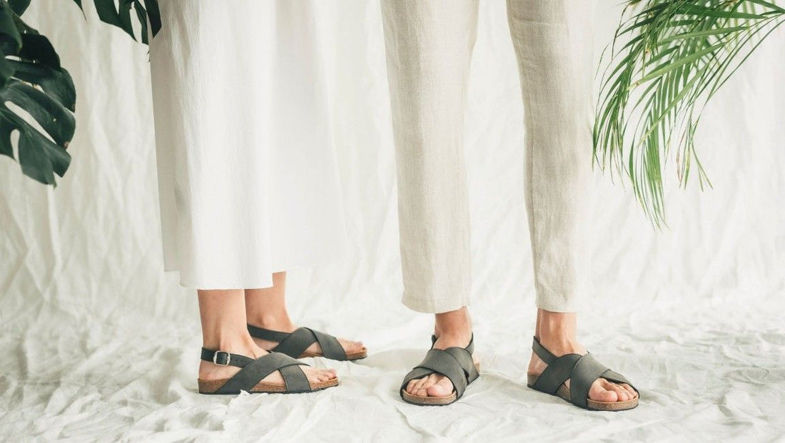 Vegan anatomical sandals crafted from sustainable materials | NAE