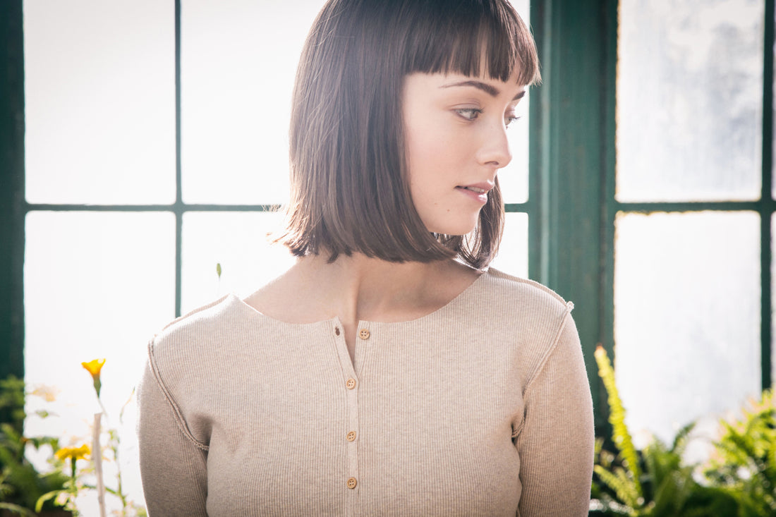 woman with short hair