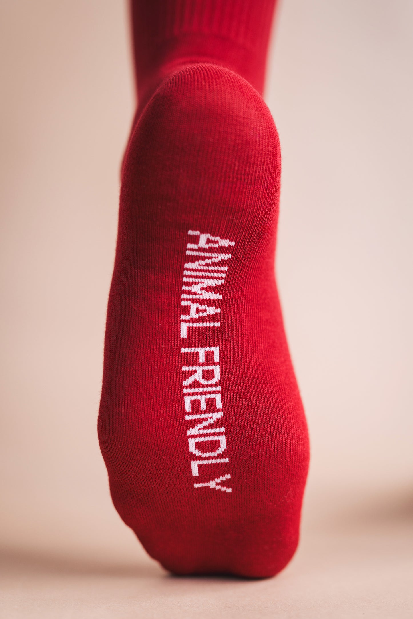 Animal Friendly Sock Red