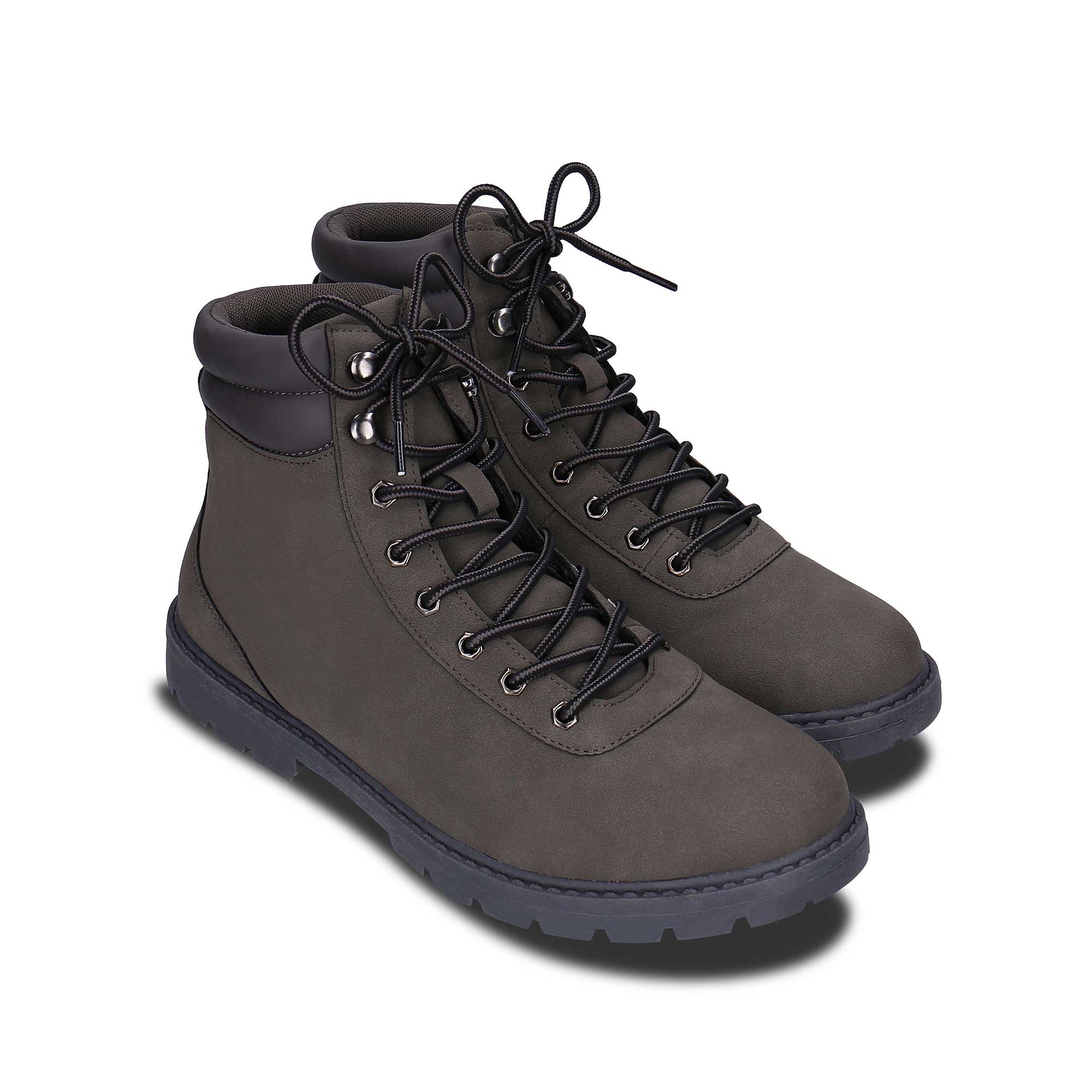 Adar Grey Vegan Boots – NAE Vegan Shoes - Main Image