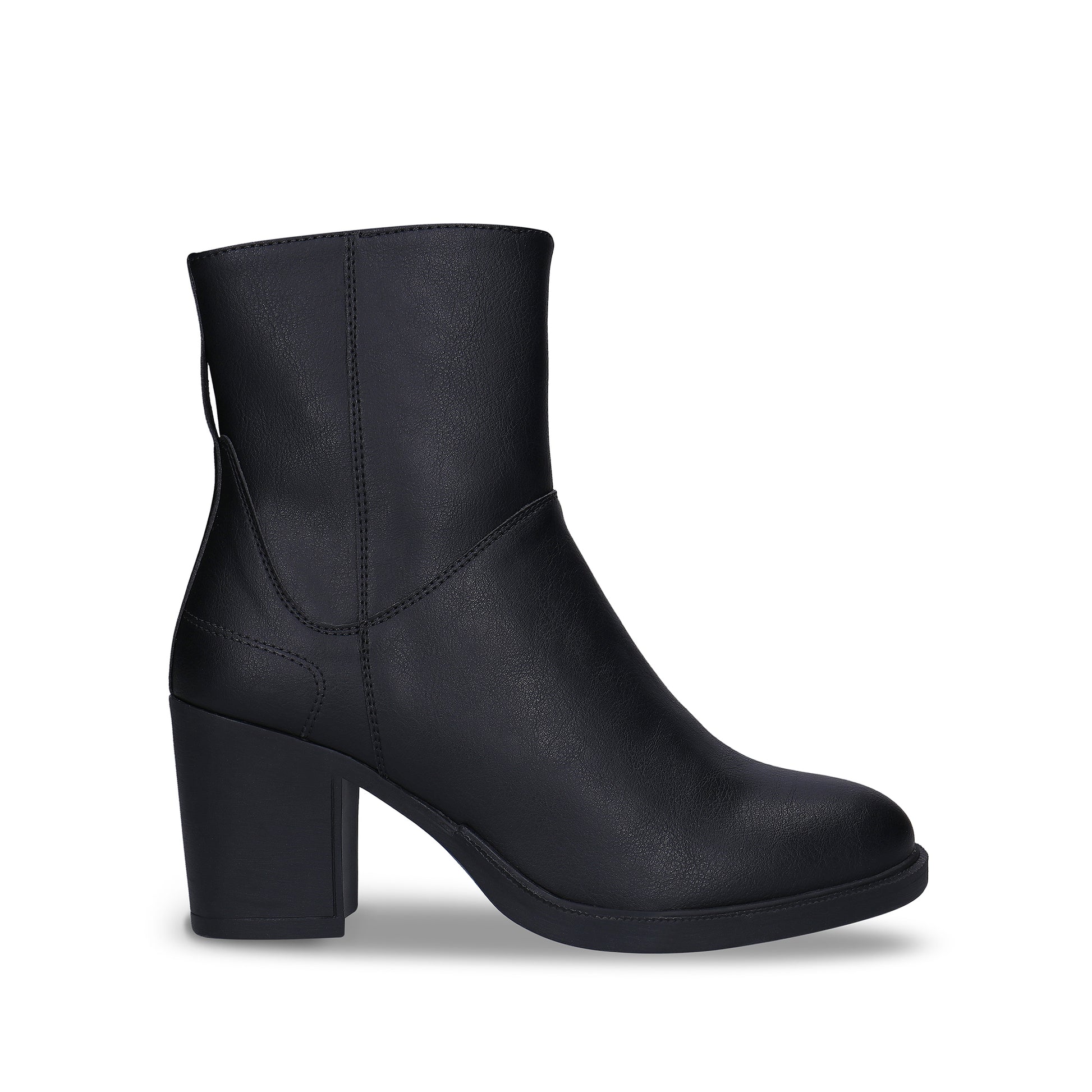 Ankle boots for women black vegan leather heels | NAE Vegan Shoes