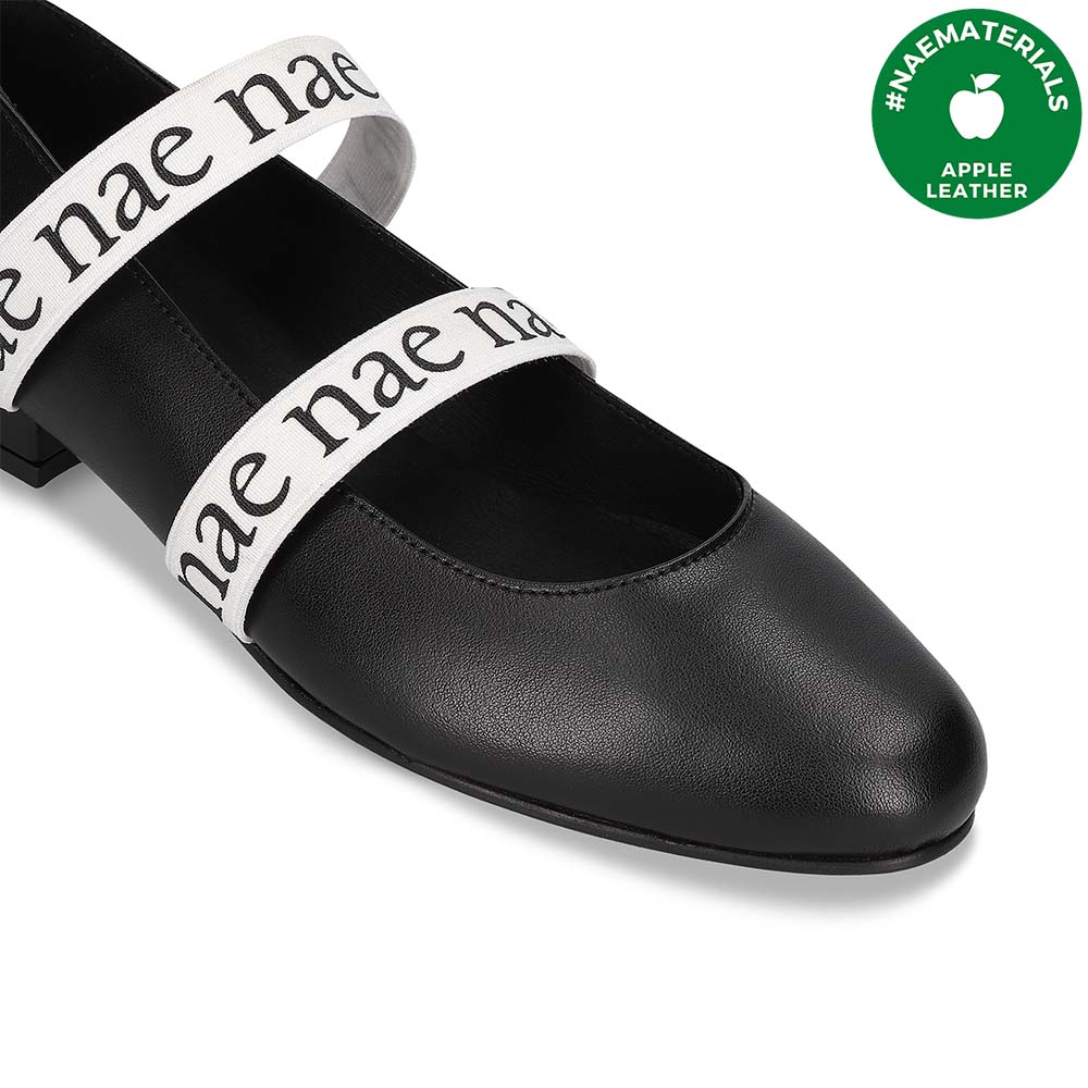 High view toe flat vegan ballerina shoes | NAE