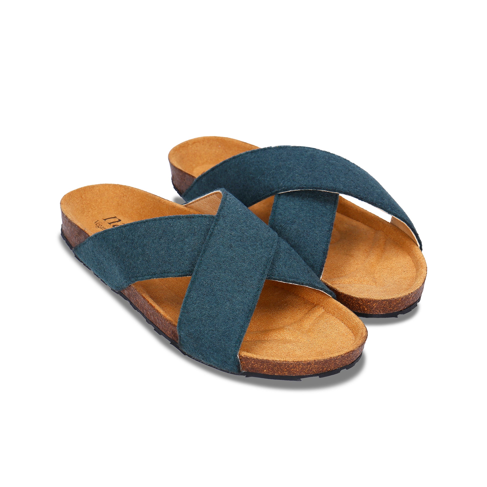 two padded and backless vegan sandals from NAE Vegan Shoes