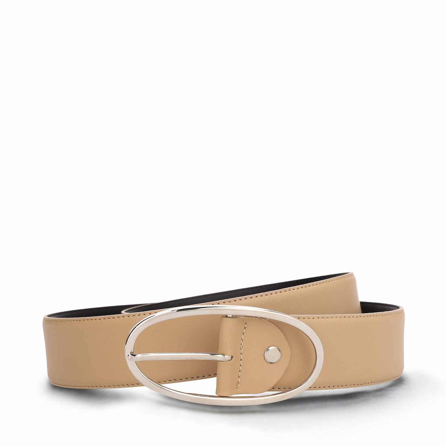 Ceinture femme beige végane en cuir de pomme | NAE Vegan Shoes