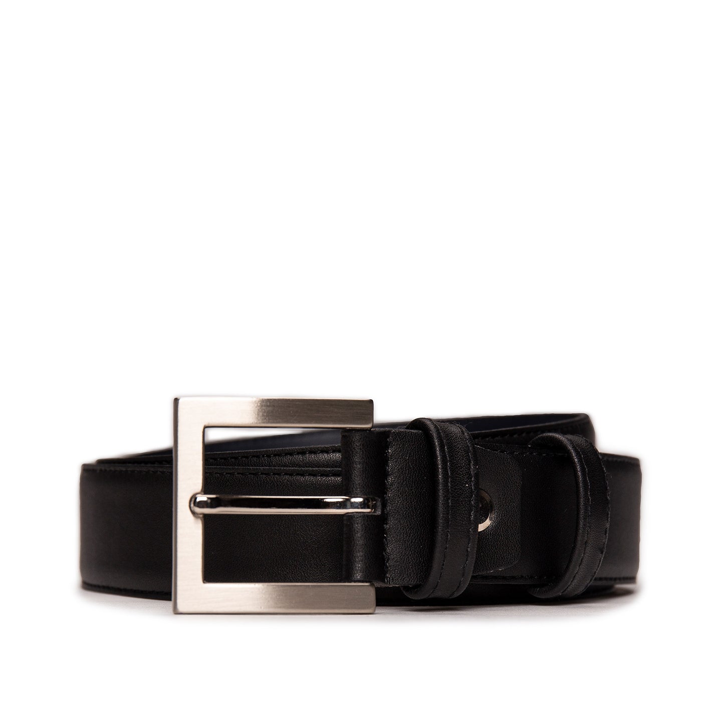 Dress formal black men belt made with vegan leather| NAE