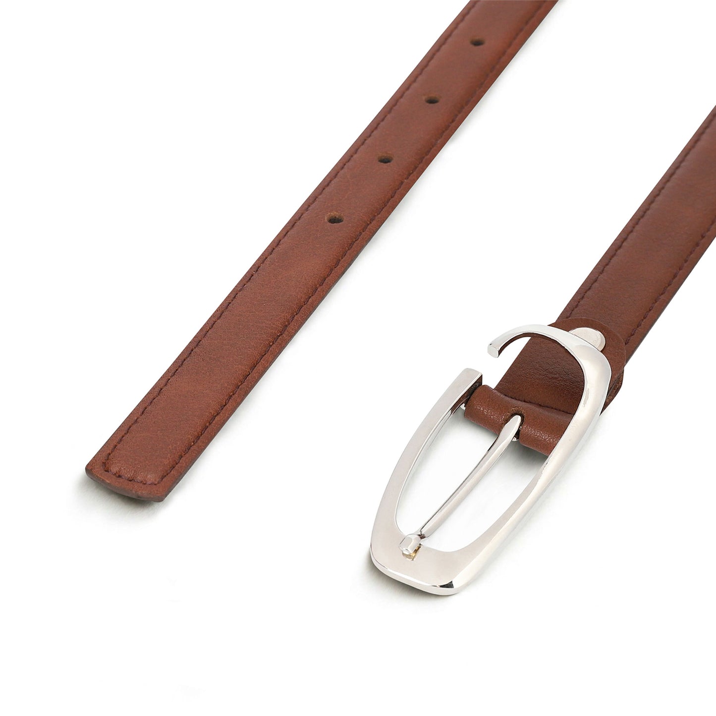 vegan brown belt for women | NAE Vegan Shoes store