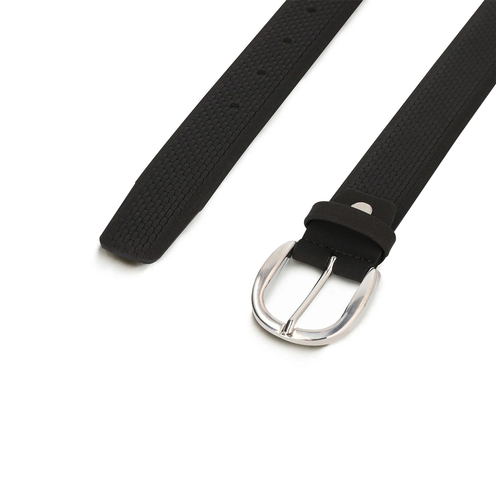 tapered tip buckle with strap made with sustainable microfiber black | NAE's store