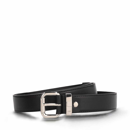 Womens vegan belt black apple skin | NAE Store