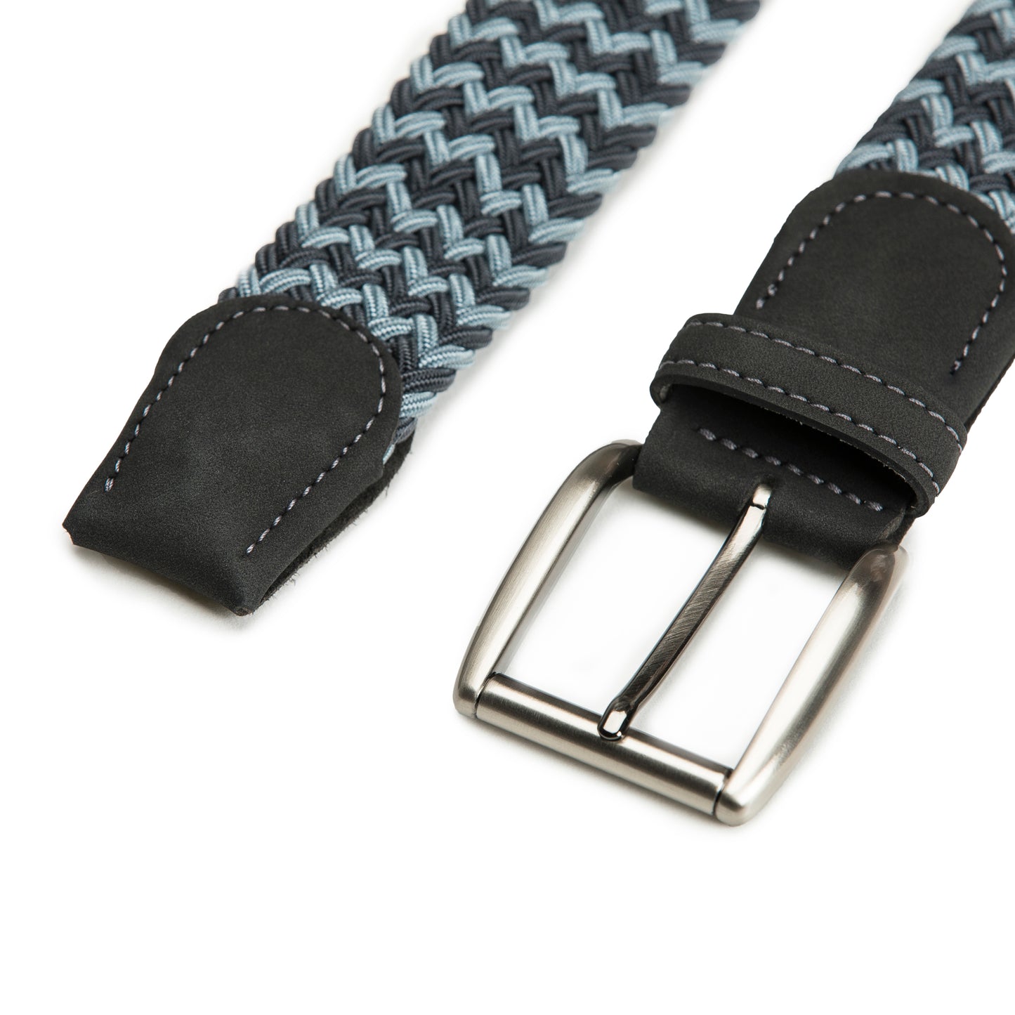 Ceinture tressée bleue pour homme en cuir végan responsable pour l'environnement | NAE Vegan Shoes