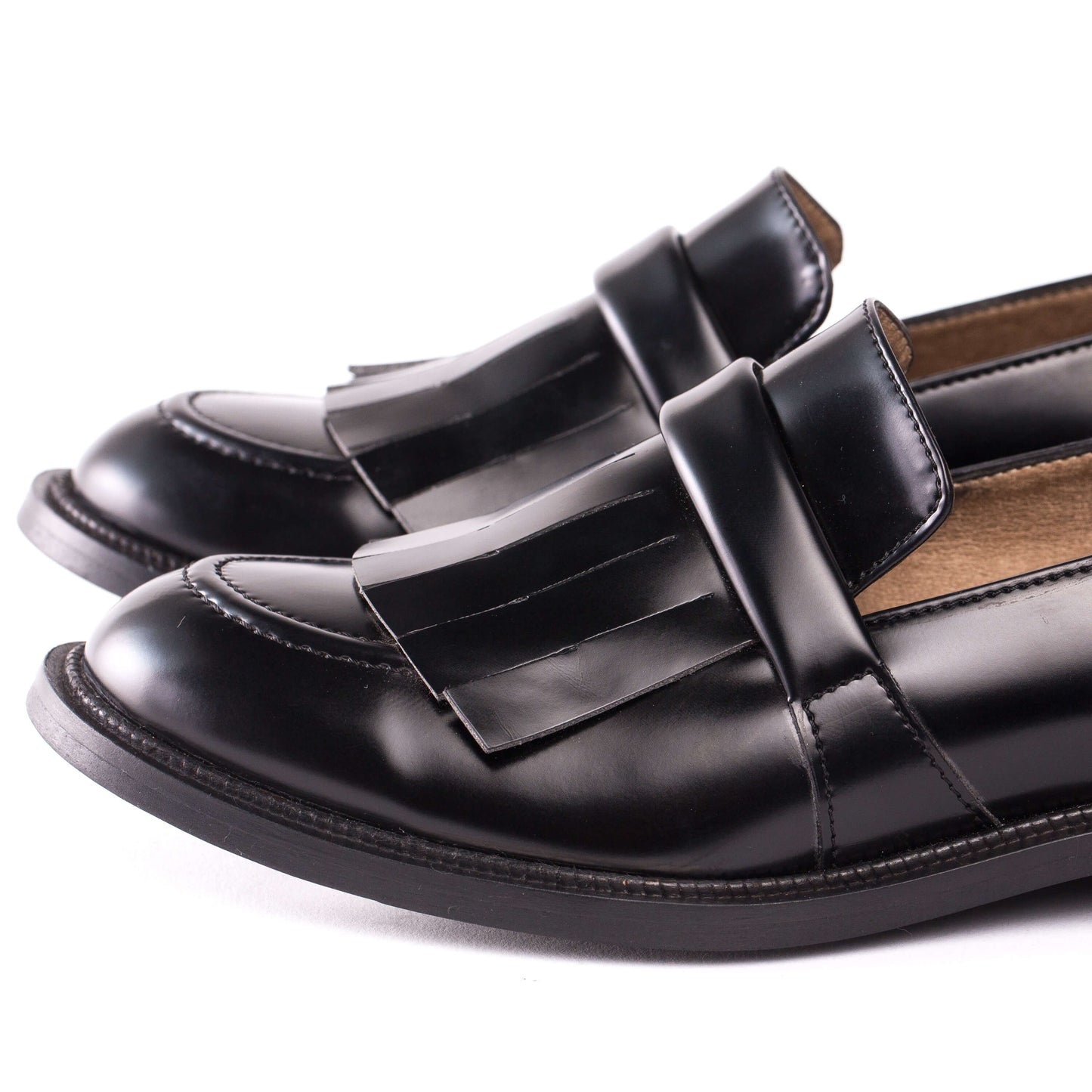 two vegan black loafers fro NAE Vegan Shoes