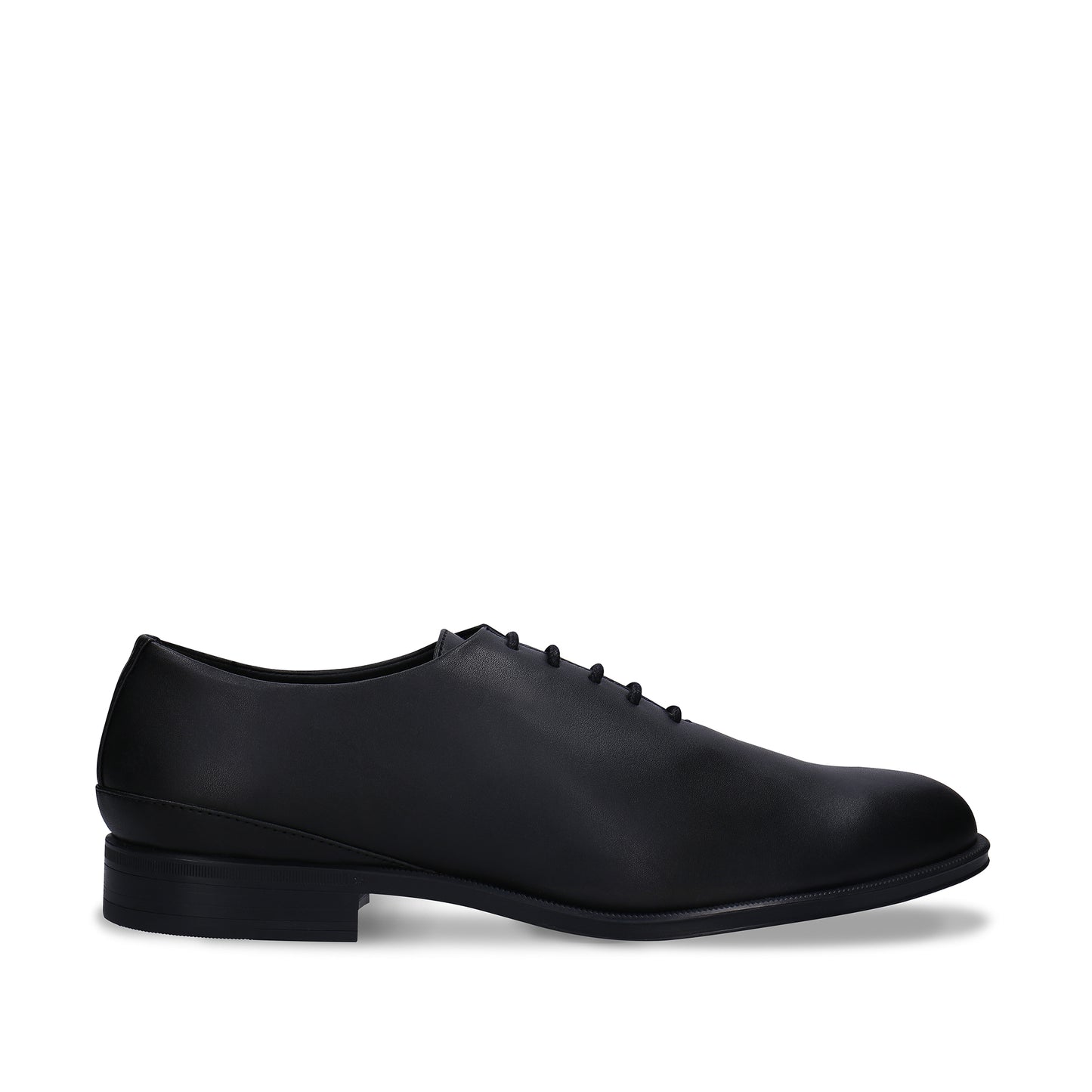Vegane Herren Schuhe Oxford flache aus schwarz Apfelhaut schlicht elegante kleid