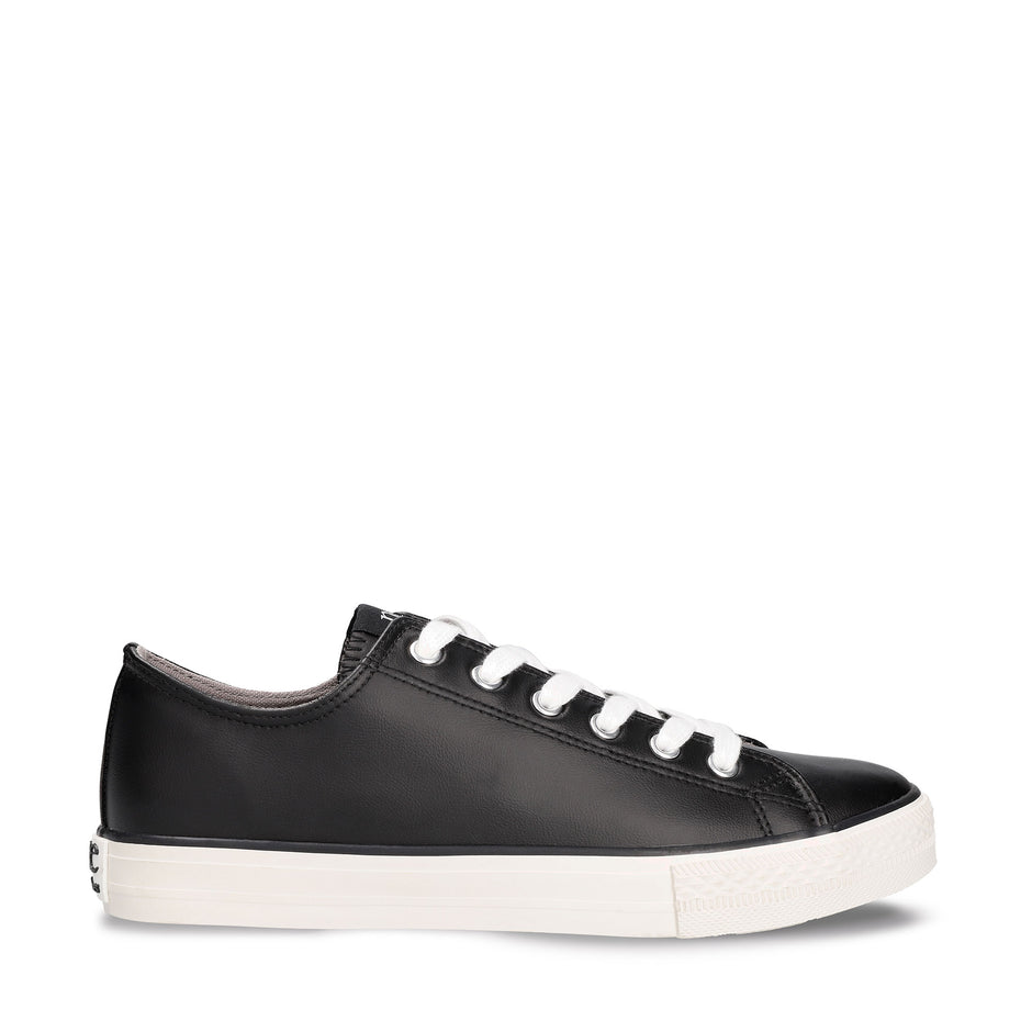 Nae Mikel Plain Vegan Bluchers Black