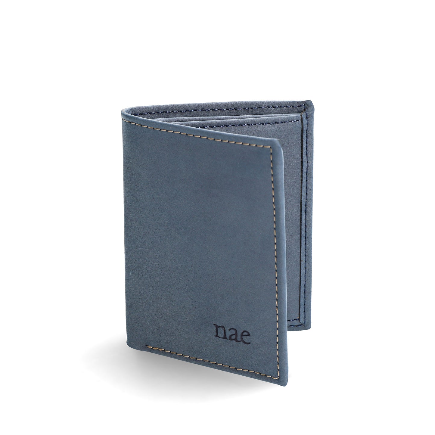 blue bifold wallet on vegan and sustainable materials | NAE Store