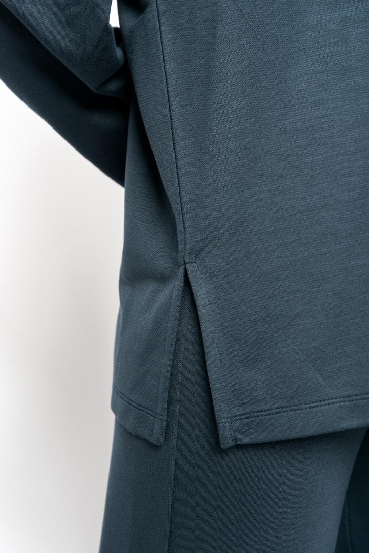 Sweatshirt em TENCEL™ Lyocell Azul - Florence