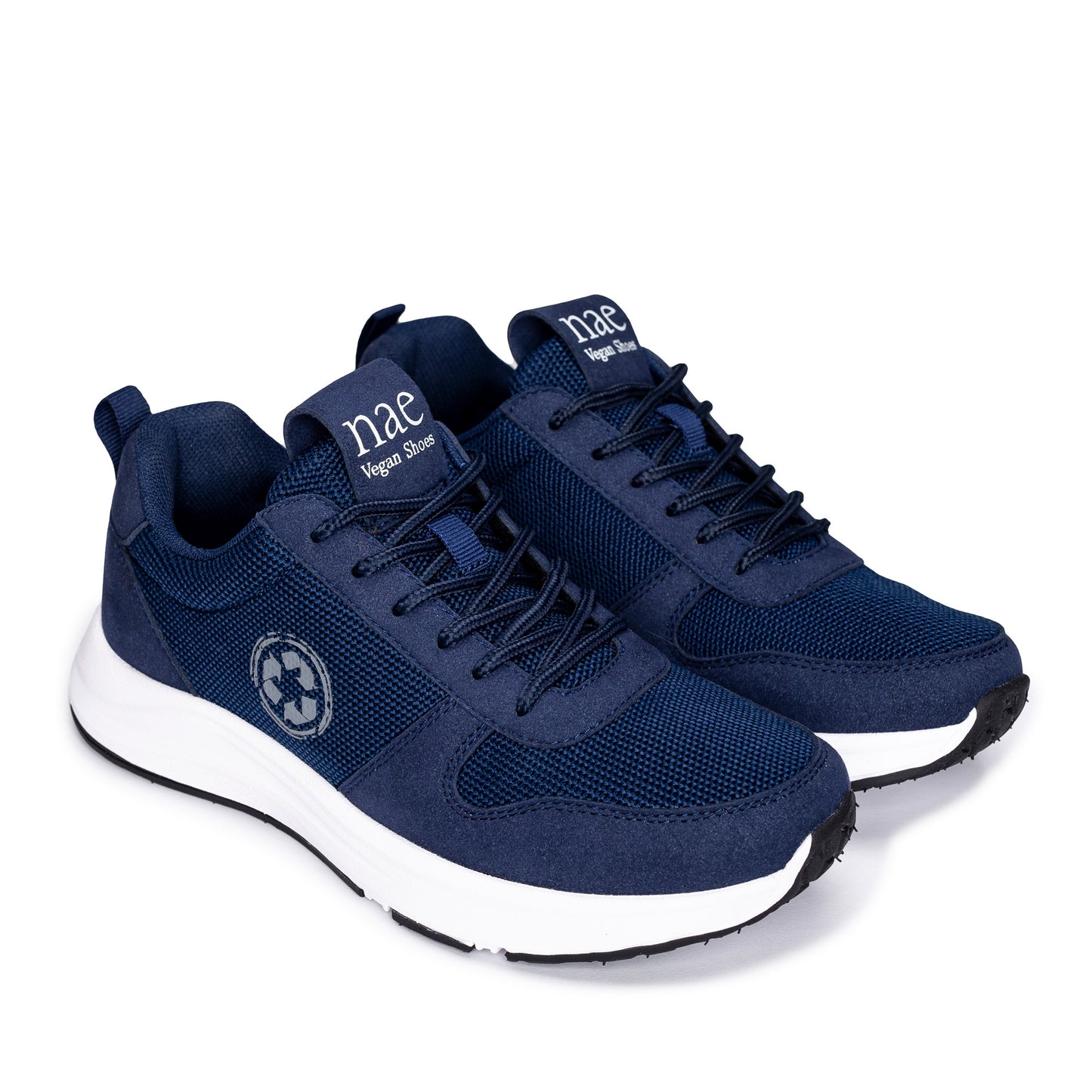 Zapatillas deportivas veganas azules tipo running transpirables y acolchadas | NAE