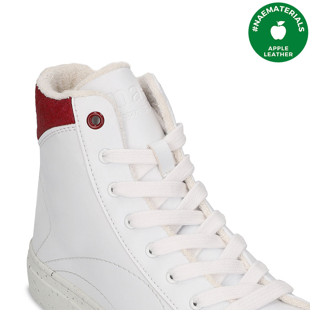 Apple Leather label from NAE Materials vegan trainers