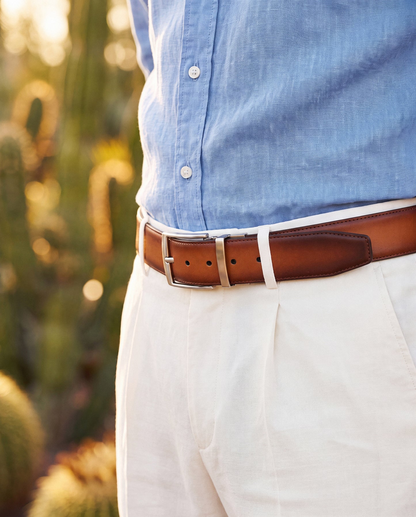 Men's Desserto® Vegan Belt Malgrat Brown