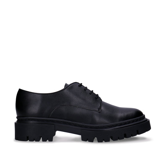 Vegan shoes derby casual ridged sole crafted from apple leather breathable lined | NAE