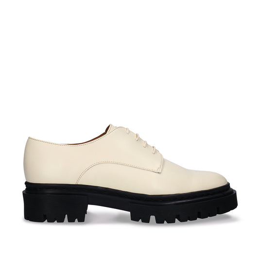 Vegan shoes derby casual ridged sole crafted from apple leather | NAE