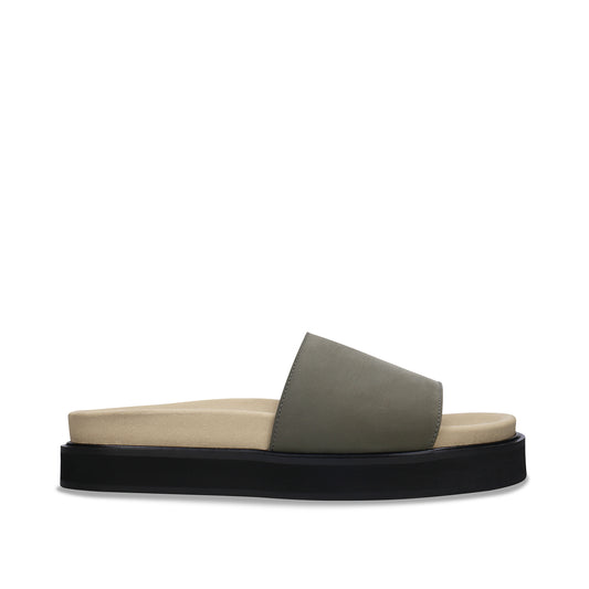 padded sandals flat slippers | NAE Vegan Shoes