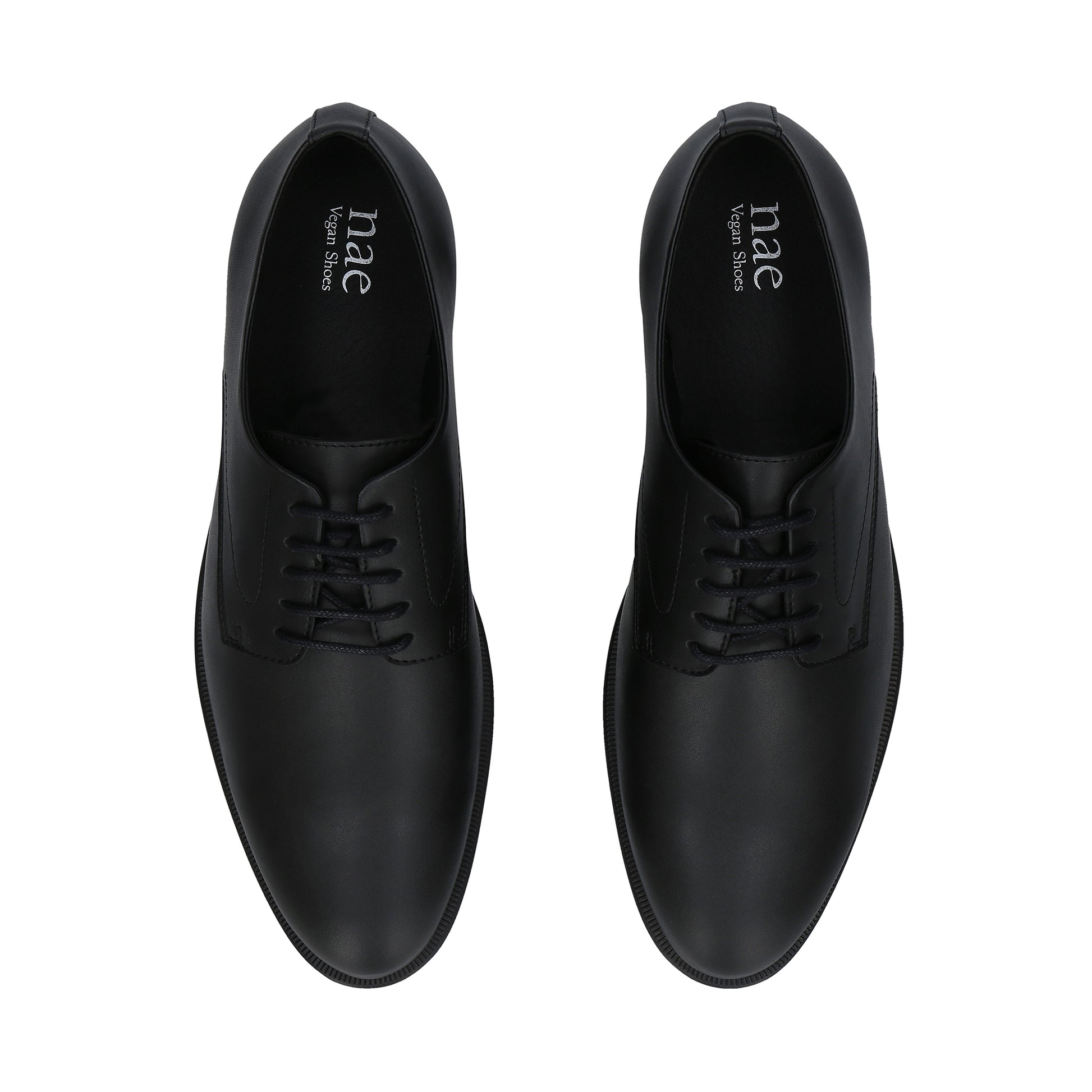 Men vegan shoes black apple skin flat dress suit attire sleek