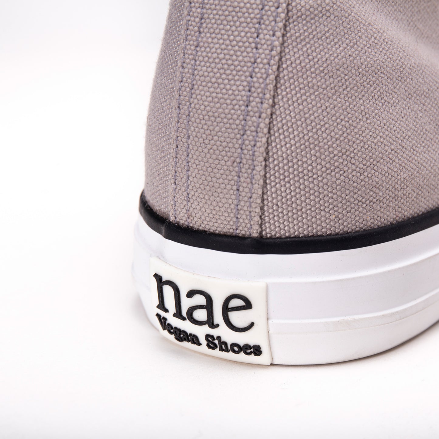 Cotton trainers grey with logo engraved on the sole | NAE Shop