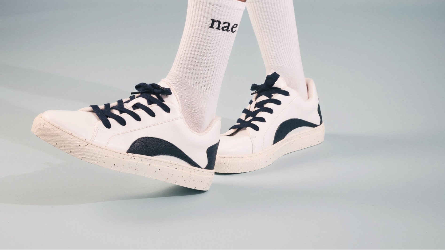 Vegan Chaussure Blanche Ouverte MABI Blanc Cr - Main Image