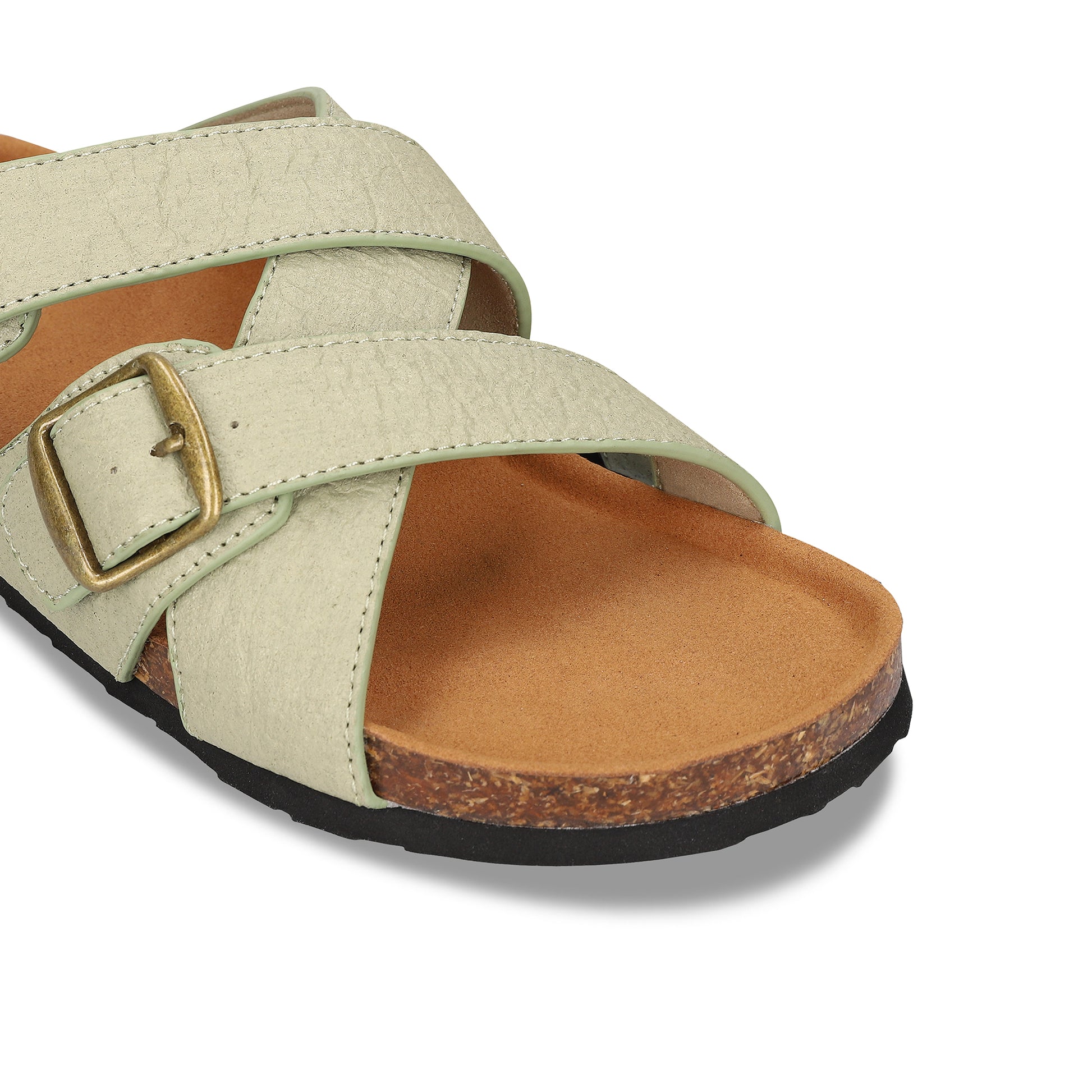 SAMET Green Vegan Sandals – NAE Vegan Shoes