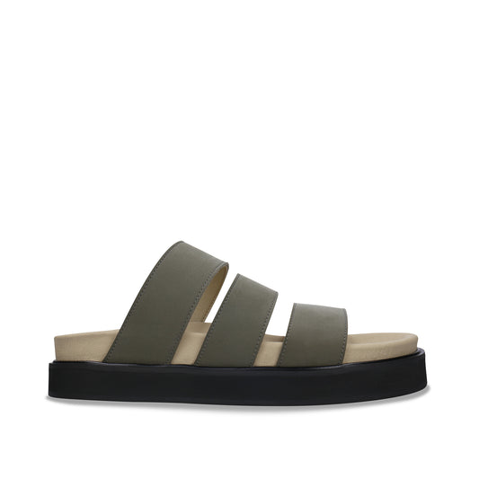 comfortable vegan unisex green sandals | NAE