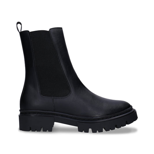 Women vegan chelsea boots with tall shaft and rubber ridged sole | NAE Vegan Shoes