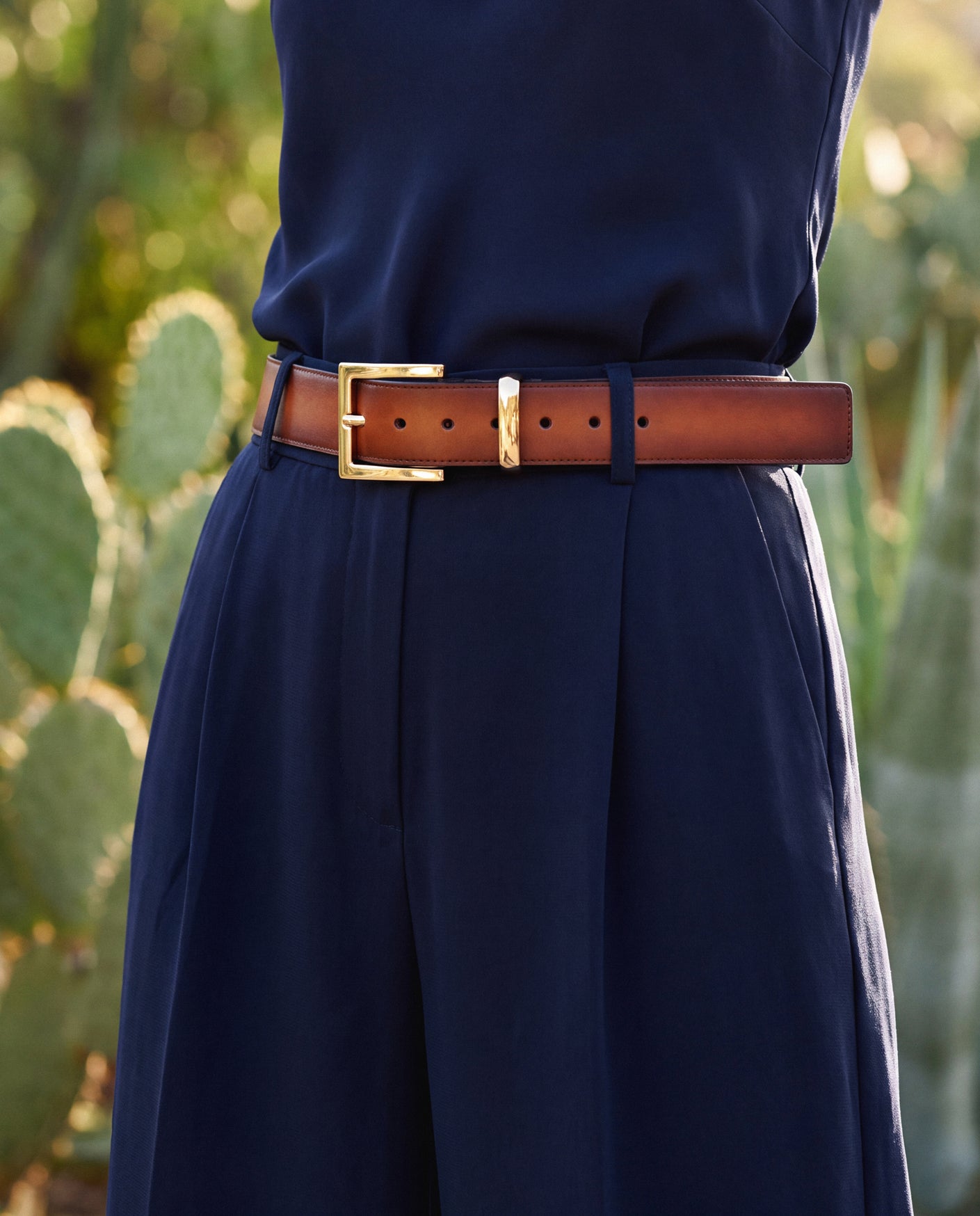 Veganer Desserto® Gürtel für Damen Naves Braun