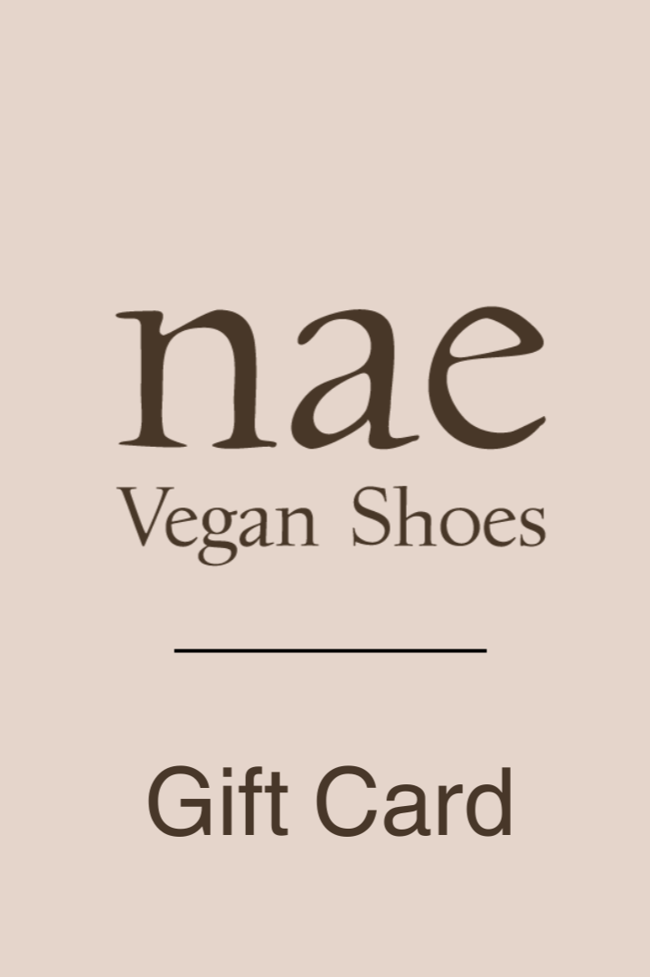 Gift card for a vegan friend is a good present | NAE Vegan Shoes