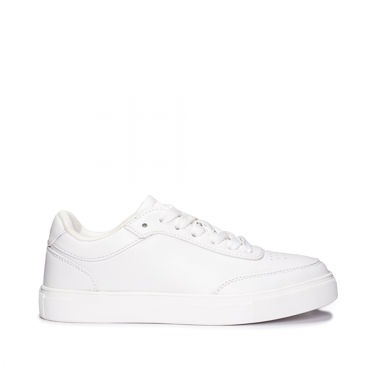 Vegan Sneakers| Shopping | White vegan lace-up - Pole_White
